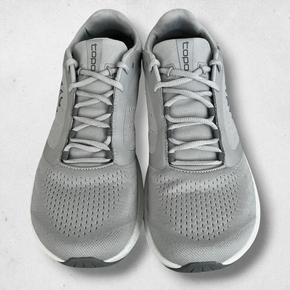 Topo Mens 11.5 Running Shoes ST-5 Gray Athletic Minimalist Zero Drop Lightweight